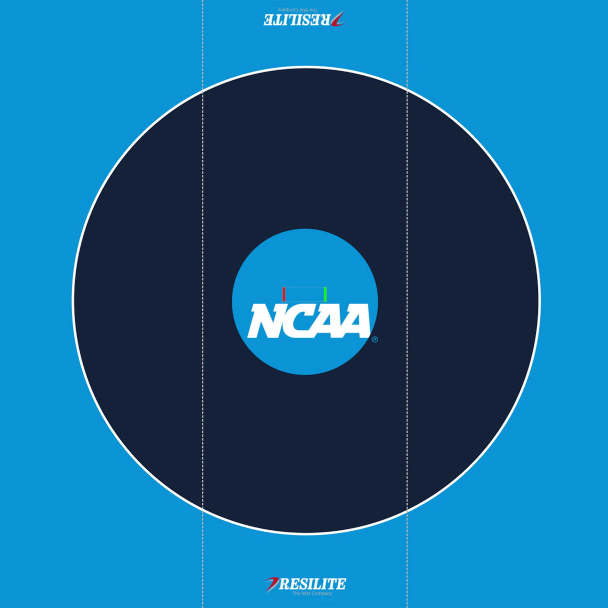 42' x 42' Classic Mat - 2024 NCAA Division II Finals Mat - STCK-S040501-NCAA24-D2F - Resilite Mats