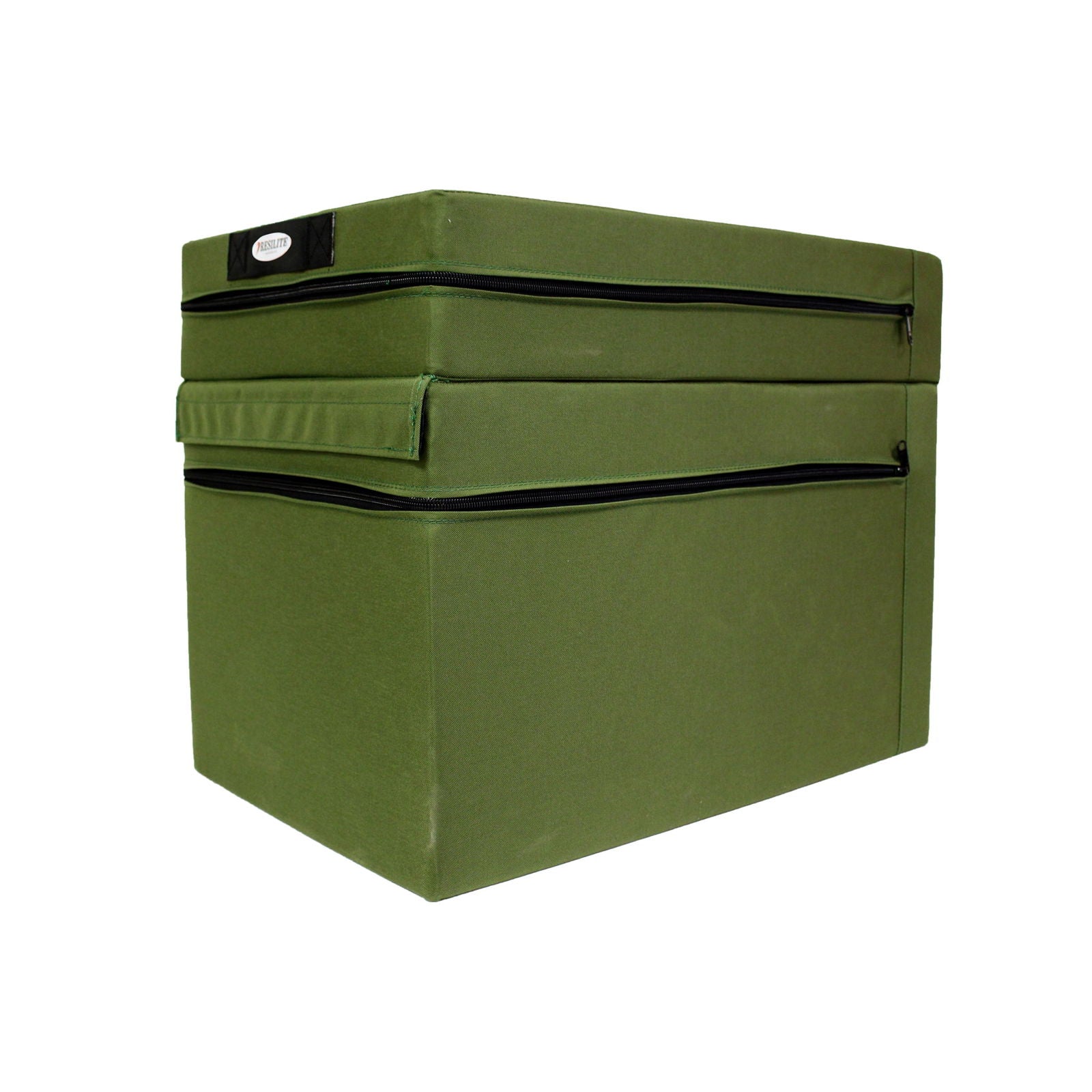 6-in-1 Plyo-Box (Olive Fabric) - STCK-PLYB6IN1-OLIVE - Resilite Mats