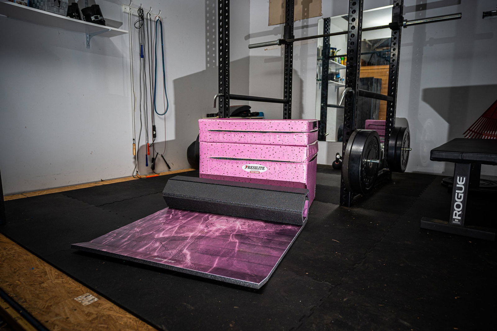 6-in-1 Plyo Box: Fitness Mat- Home Gym Package - Resilite Mats