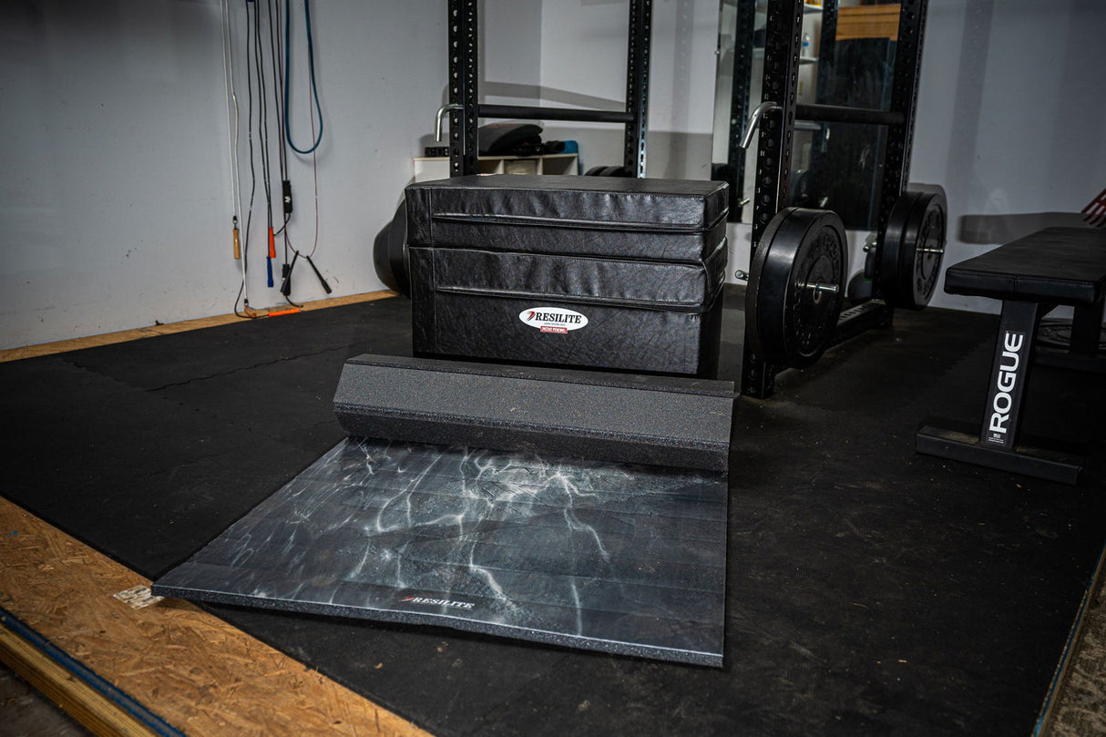 6-in-1 Plyo Box: Fitness Mat- Home Gym Package - Resilite Mats