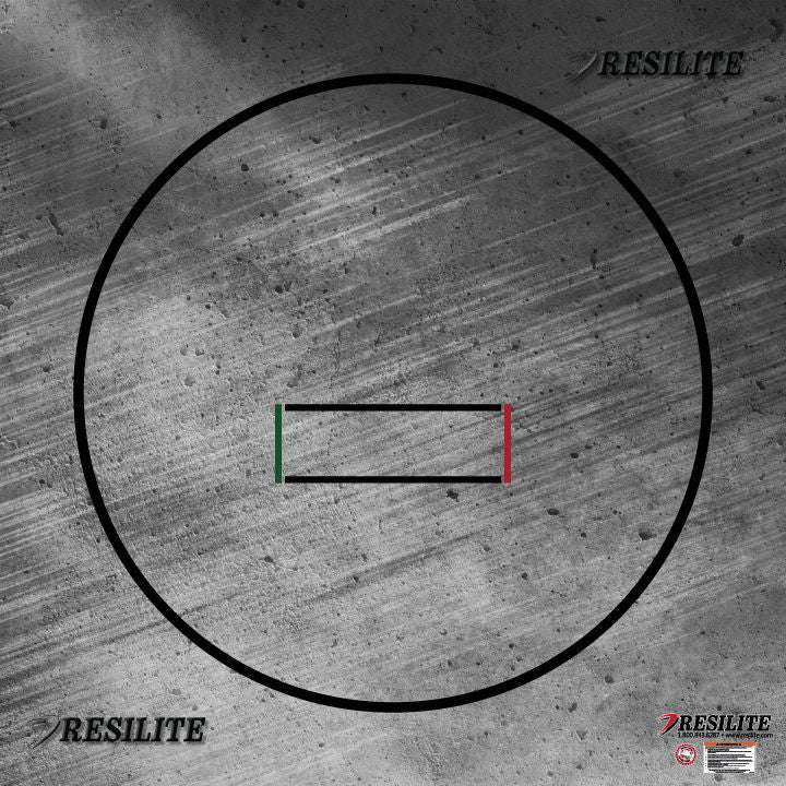 9' 4" x 10' Home-Use LiteWeight Wrestling Mats: DIGIPRINT - Resilite Mats