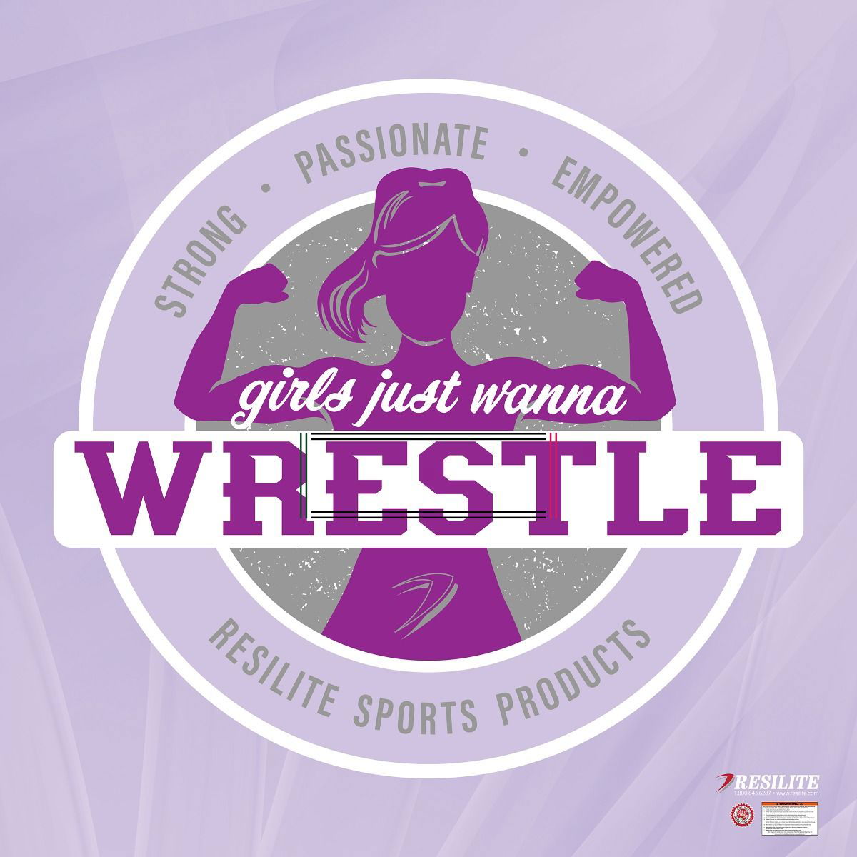 9' 4" x 10' Home-Use LiteWeight Wrestling Mats: DIGIPRINT - Resilite Mats