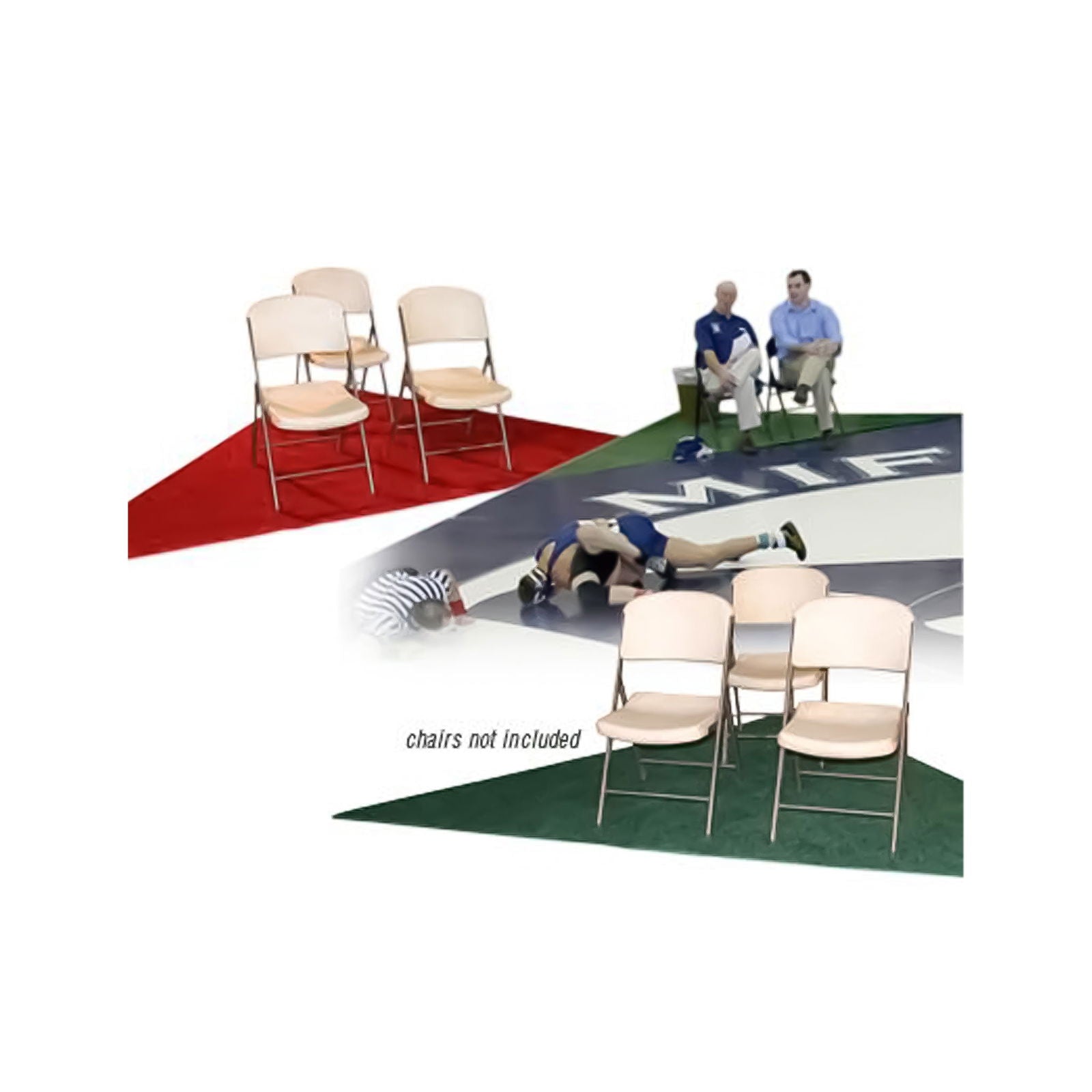 Carpet Corners - Protecting Wrestling Mats from Chair Impressions - Resilite Mats