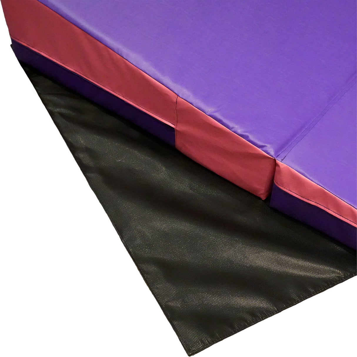 A close-up of a Resilite folding wedge mat sitting on the Resilite non-skid Mat grip.