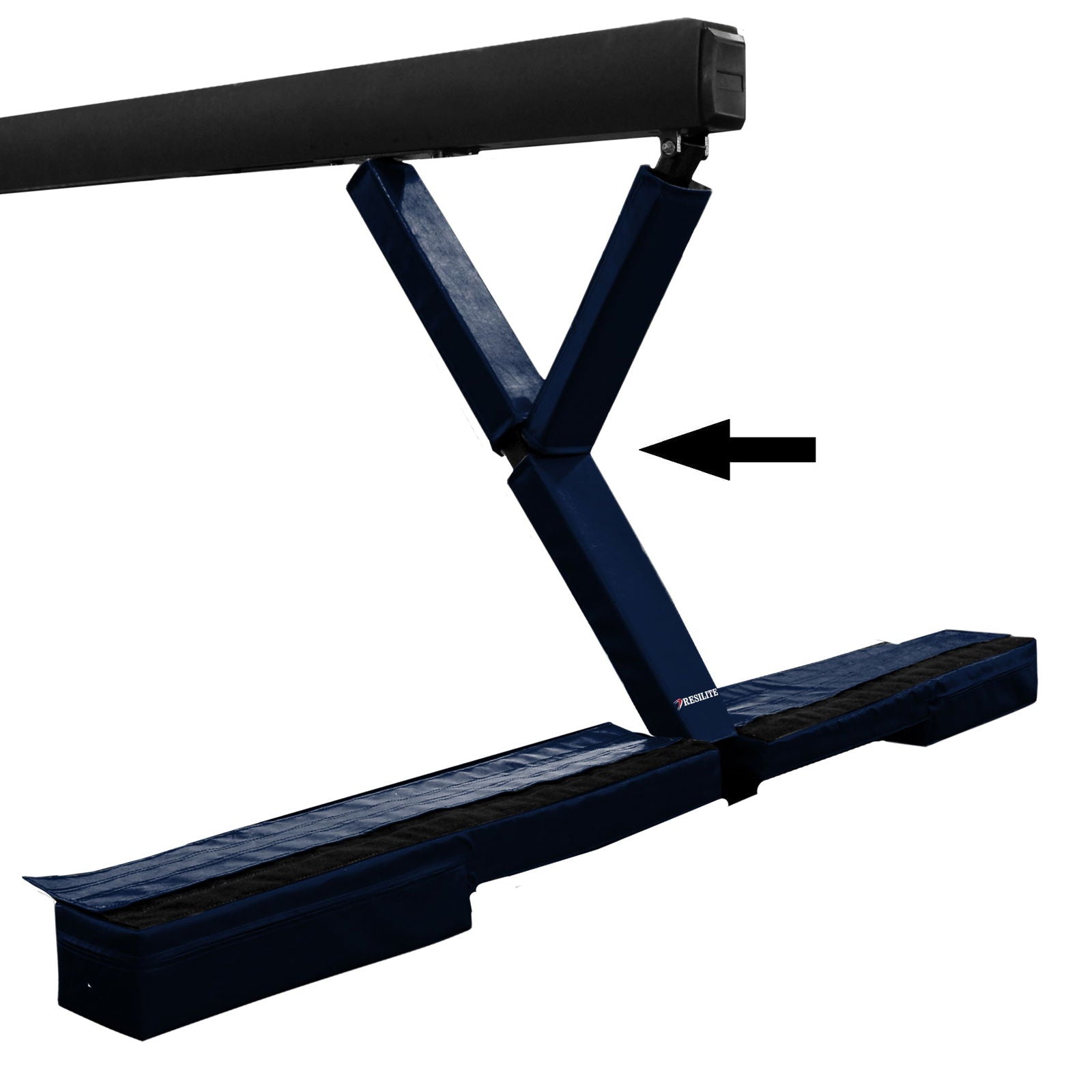 Fitted Beam Leg Upright Pads - Resilite Mats