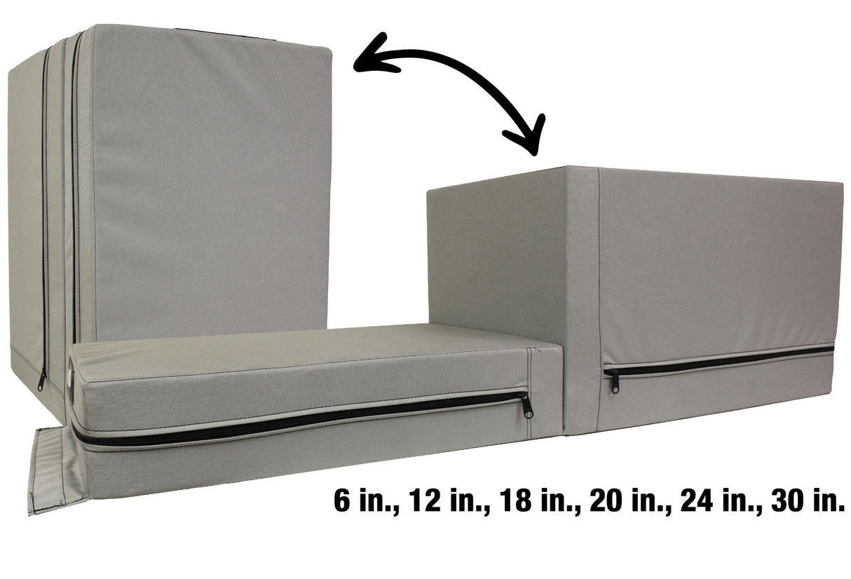 Foam Plyo Boxes - Six Heights-in- One Foam Plyo Box - Resilite Mats