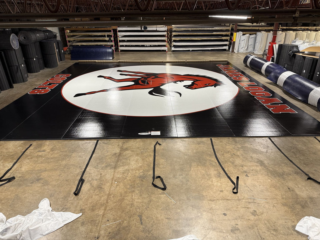 Wrestling Mat - Flex 3 -Mat 40' x 40' - 7 Sections