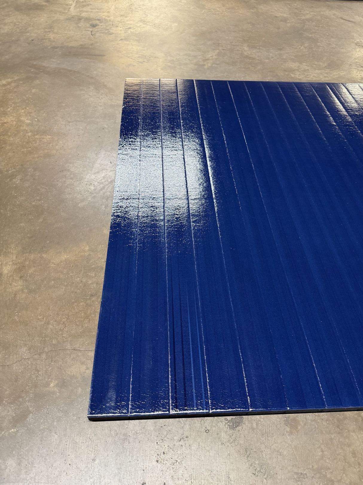 Flex 3 Wrestling Mat 6' x 42' Navy With White Lines - 1 Section