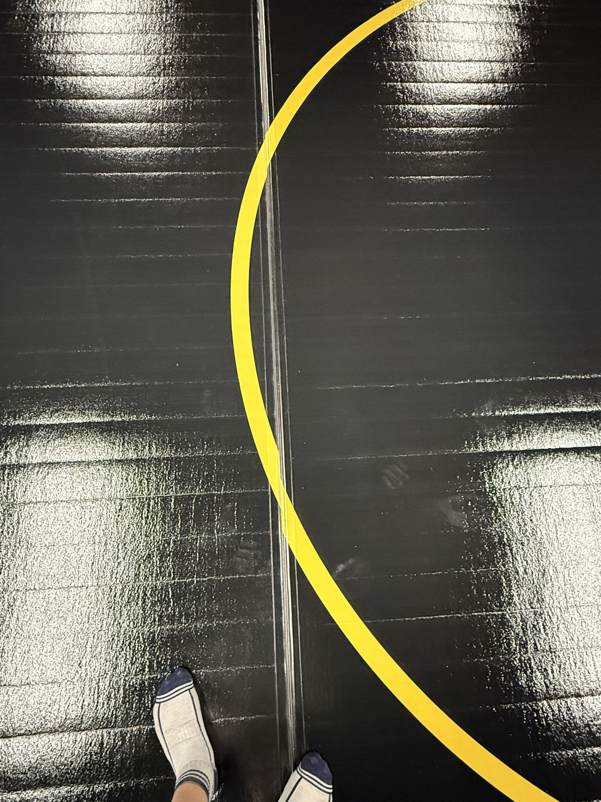 Flex 3 Wrestling Mat 41' 4"' x 47' Black 7 Sections