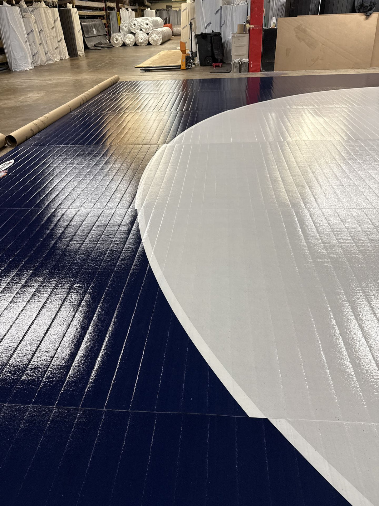 STOCK - STCK-048152 - LW Tape 41'10" x 42' Cobalt with 30' circle - 7 sections