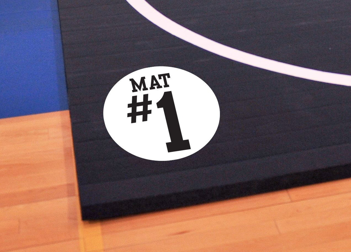 Mat Number Decals - Resilite Mats