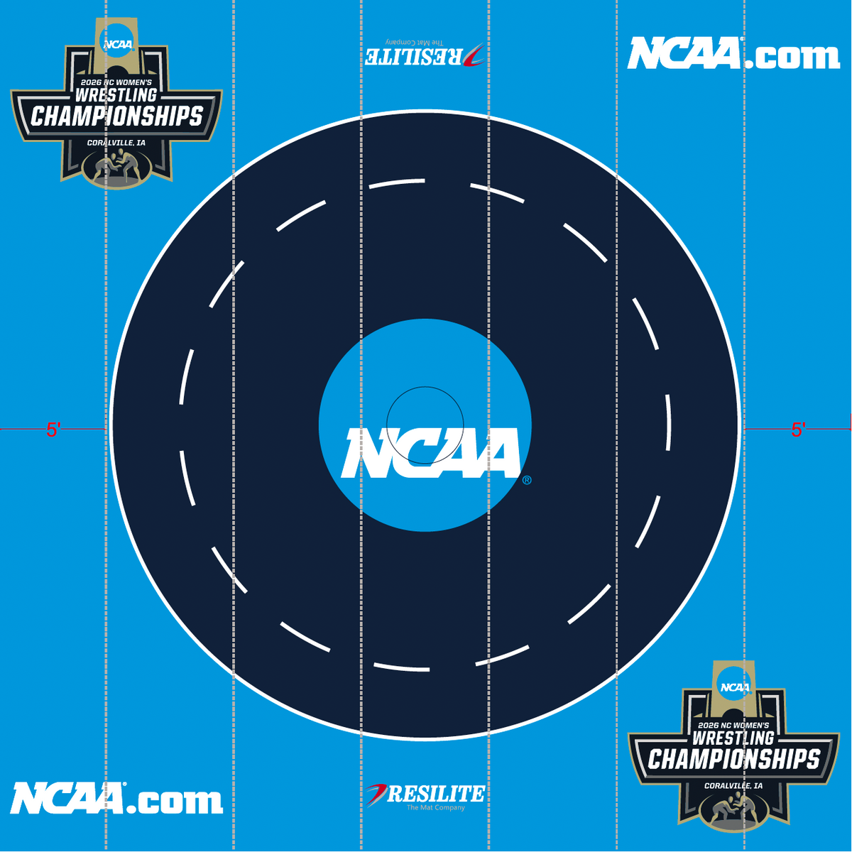 The Final's Mat of the 2026 Women's NCAA Championship Freestyle