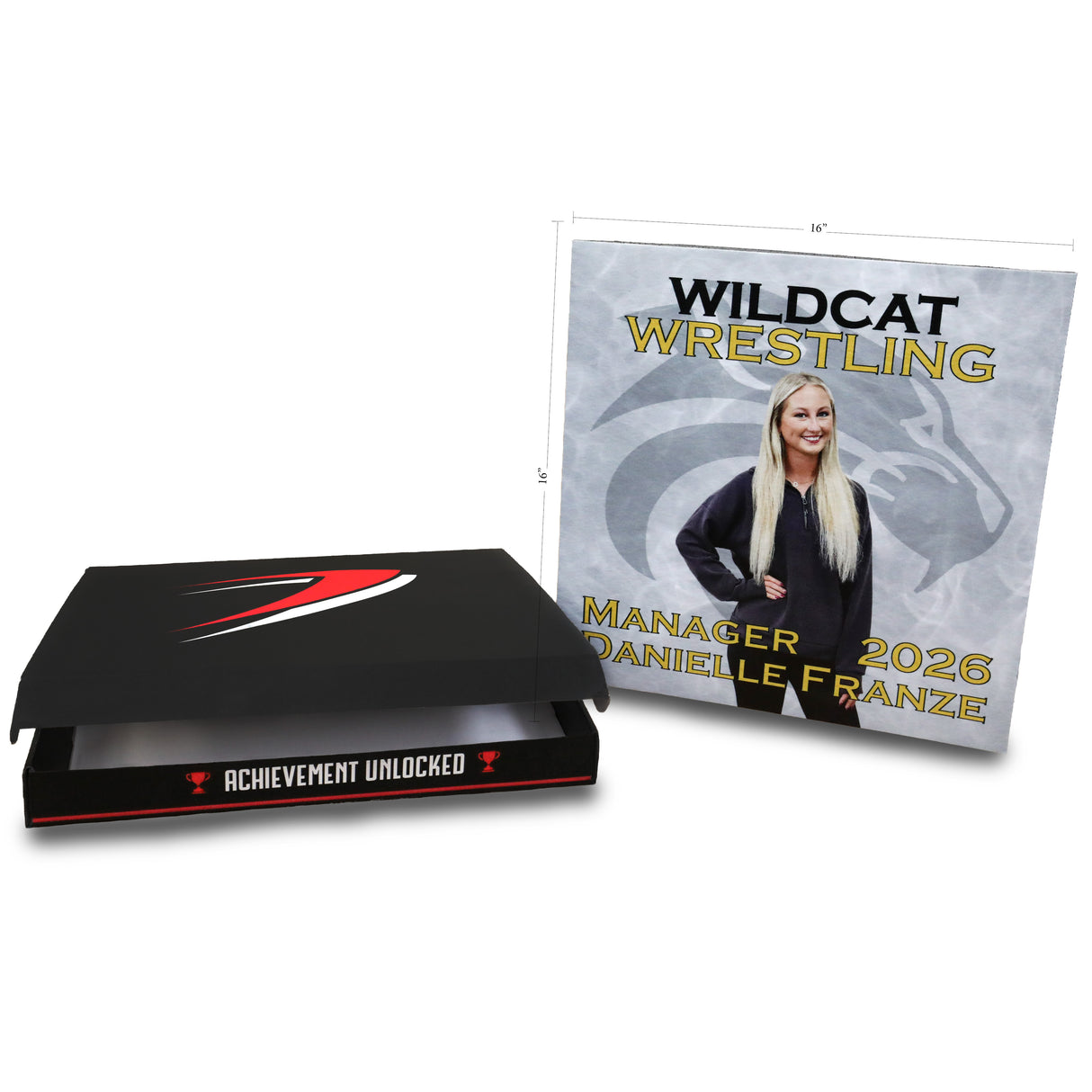 Custom DigiPrint wrestling mat showing vivid graphics