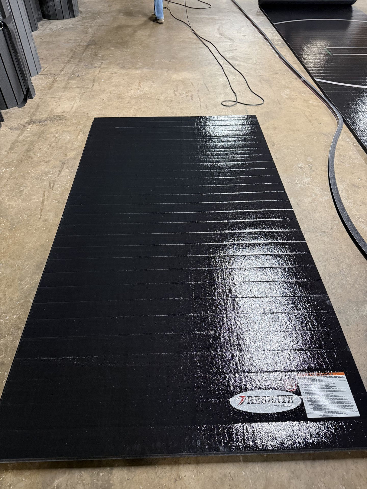 Flex 3 Home Mat - 5' x 9'4" Black - Section