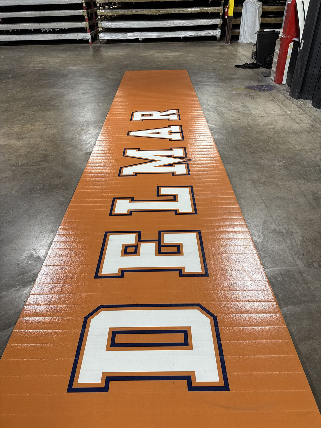Flex 3 Wrestling Mat - 6' x 42' - Orange