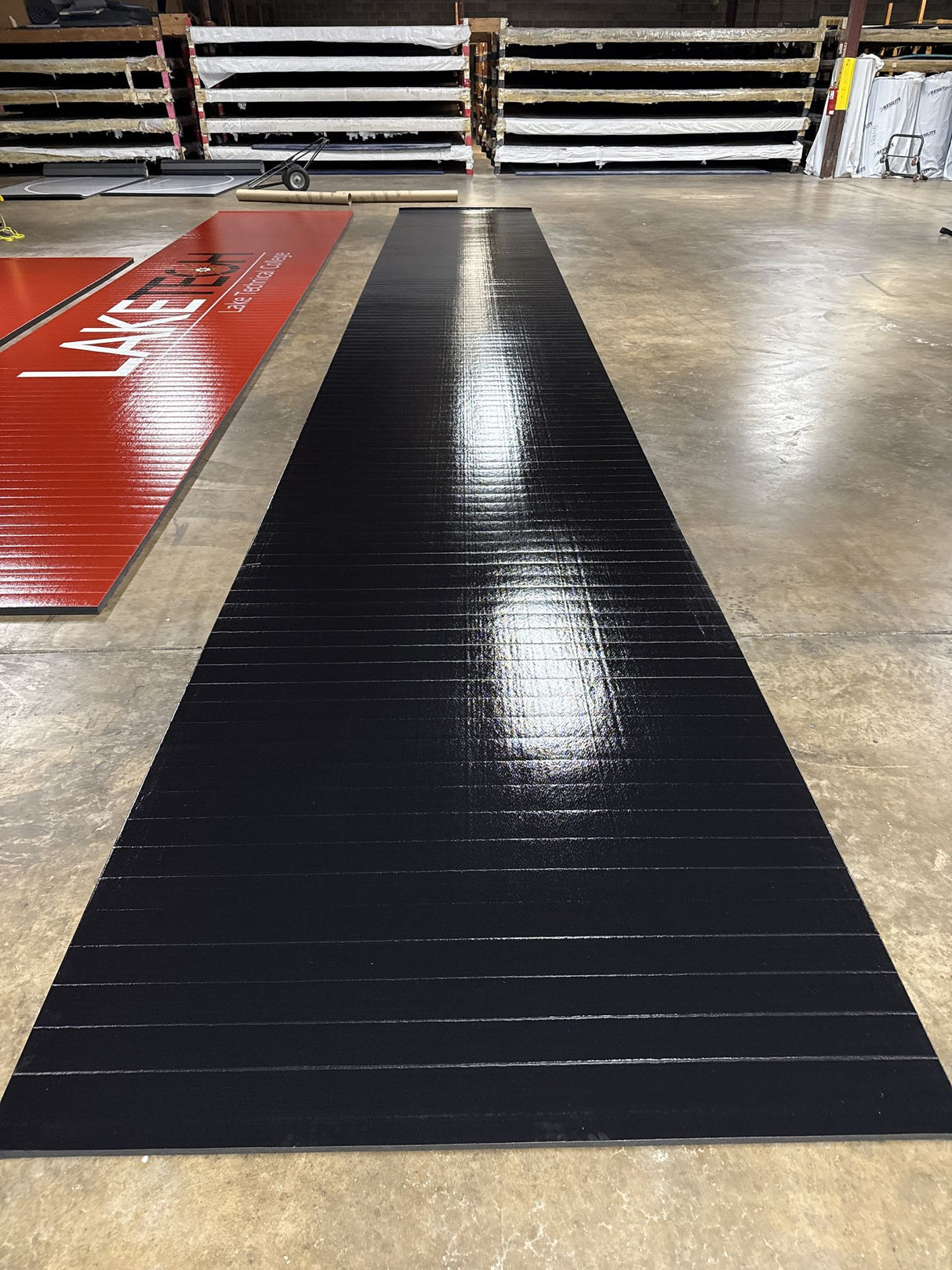 Flex 3 Wrestling Mat - 6' x 42' - Black