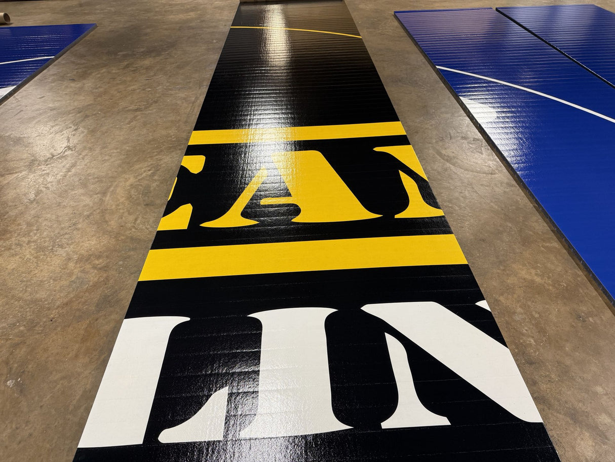 Flex 3 Wrestling - 6' x 39' 3" Black - 1 Section