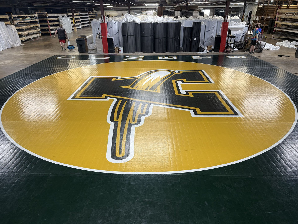 40' x 40' - Flex3 - Dark Green mat - 7 Sections