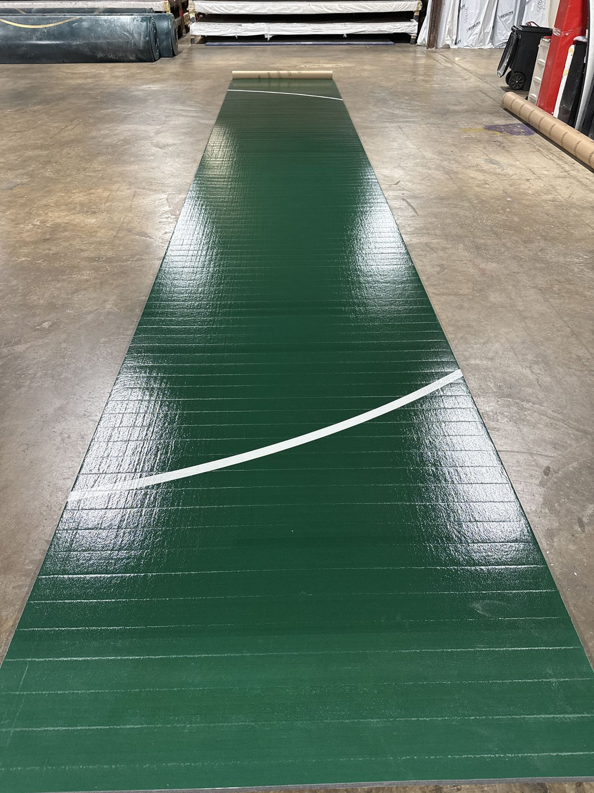 Flex 3 Wrestling Mat - 6' x 36' - Kelly Green