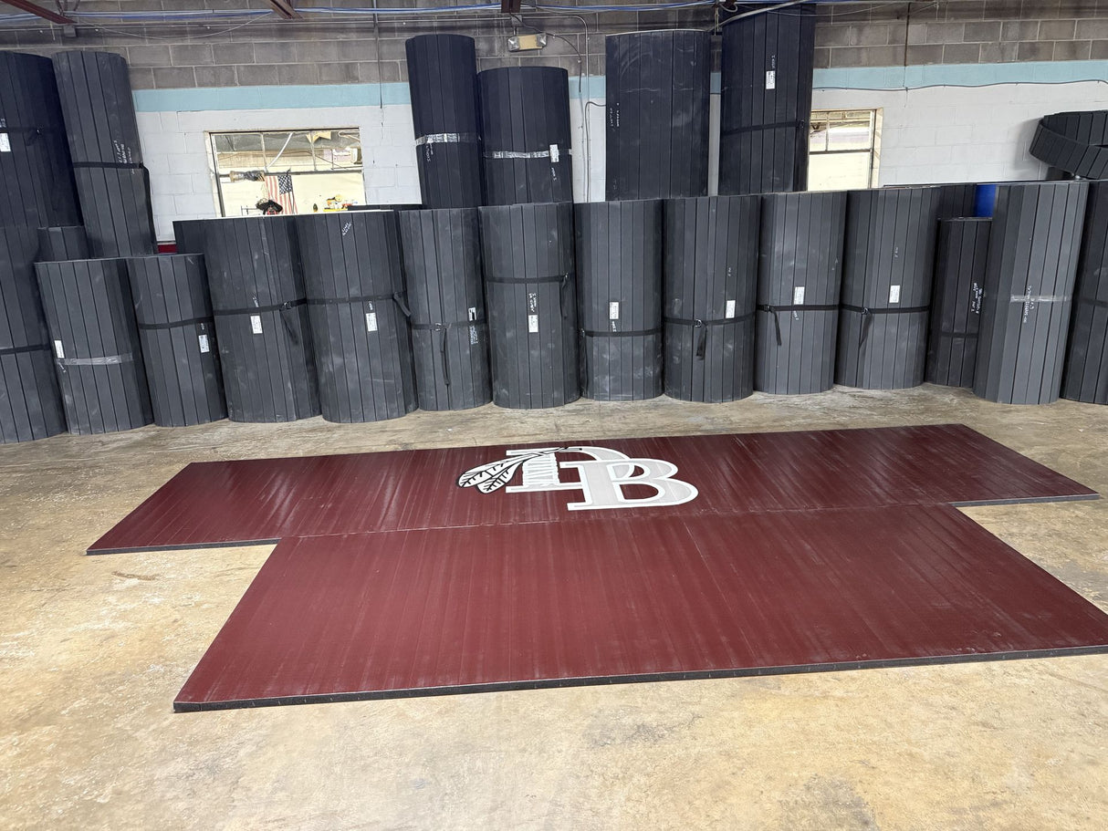 Flex 3 Wrestling Mat -5' x 32' - 2 sections