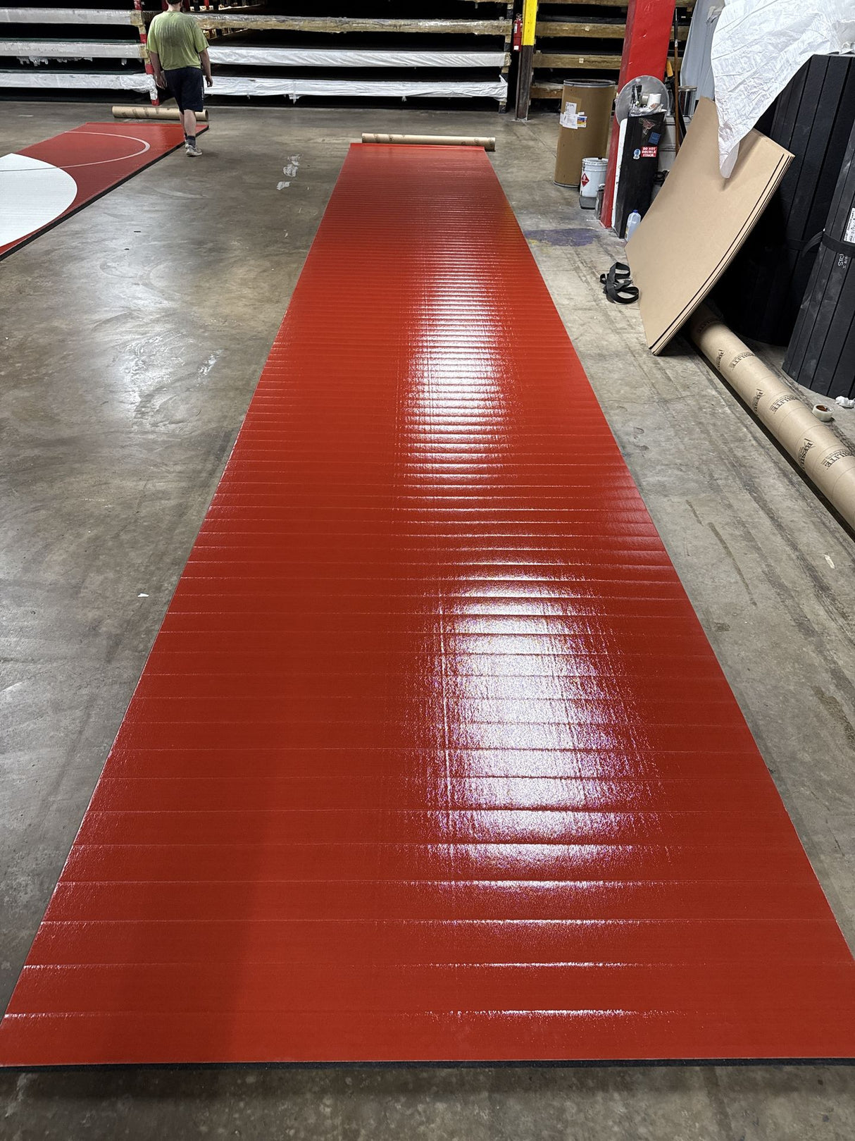 STOCK - STCK-102225-A - LW 6' x 38' Red no markings - 1 Section