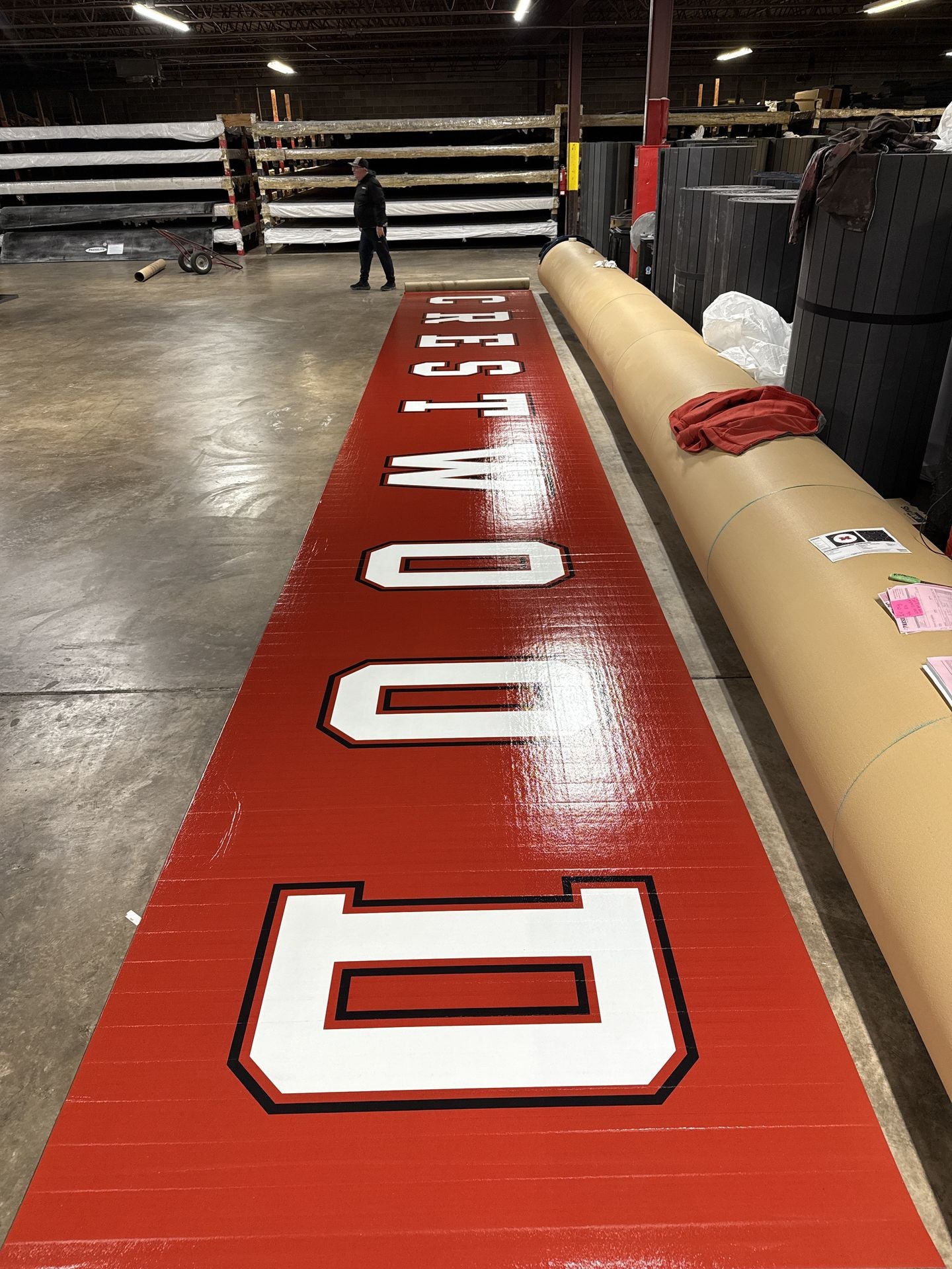 STOCK - STCK-048253-A - LW 6' x 42' Red - 1 Section