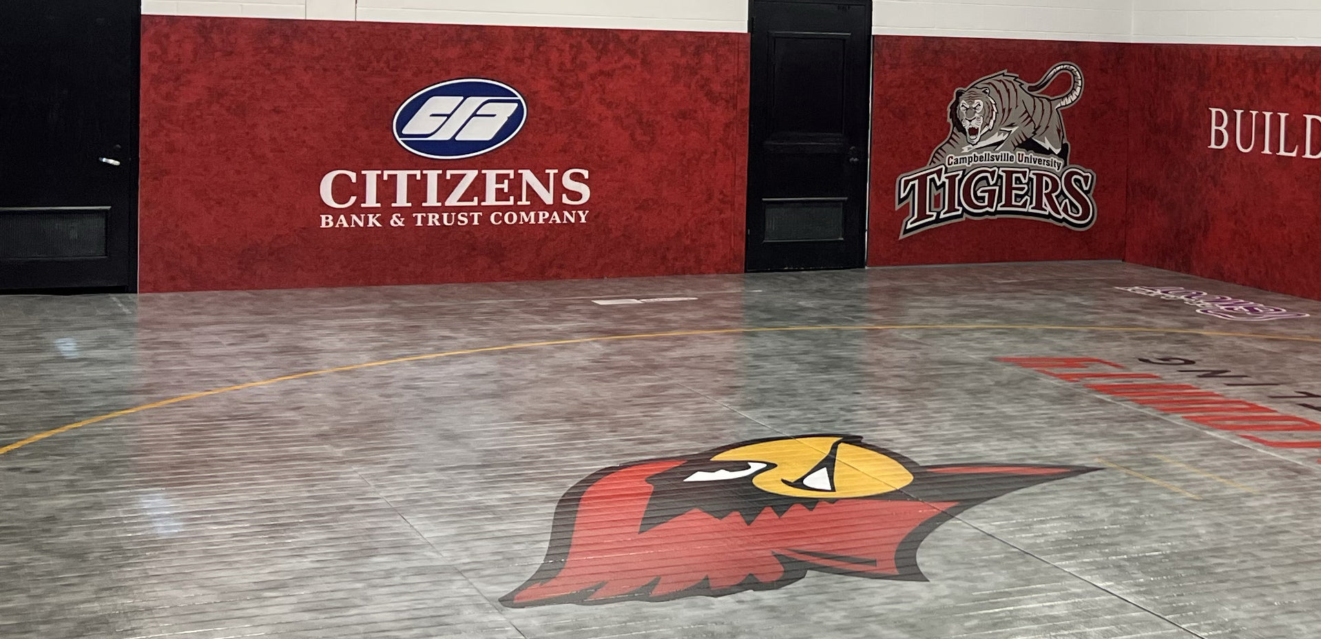 Taylor County Wrestling Mats and Wall Padding using Resilite Fundraising Opportunities