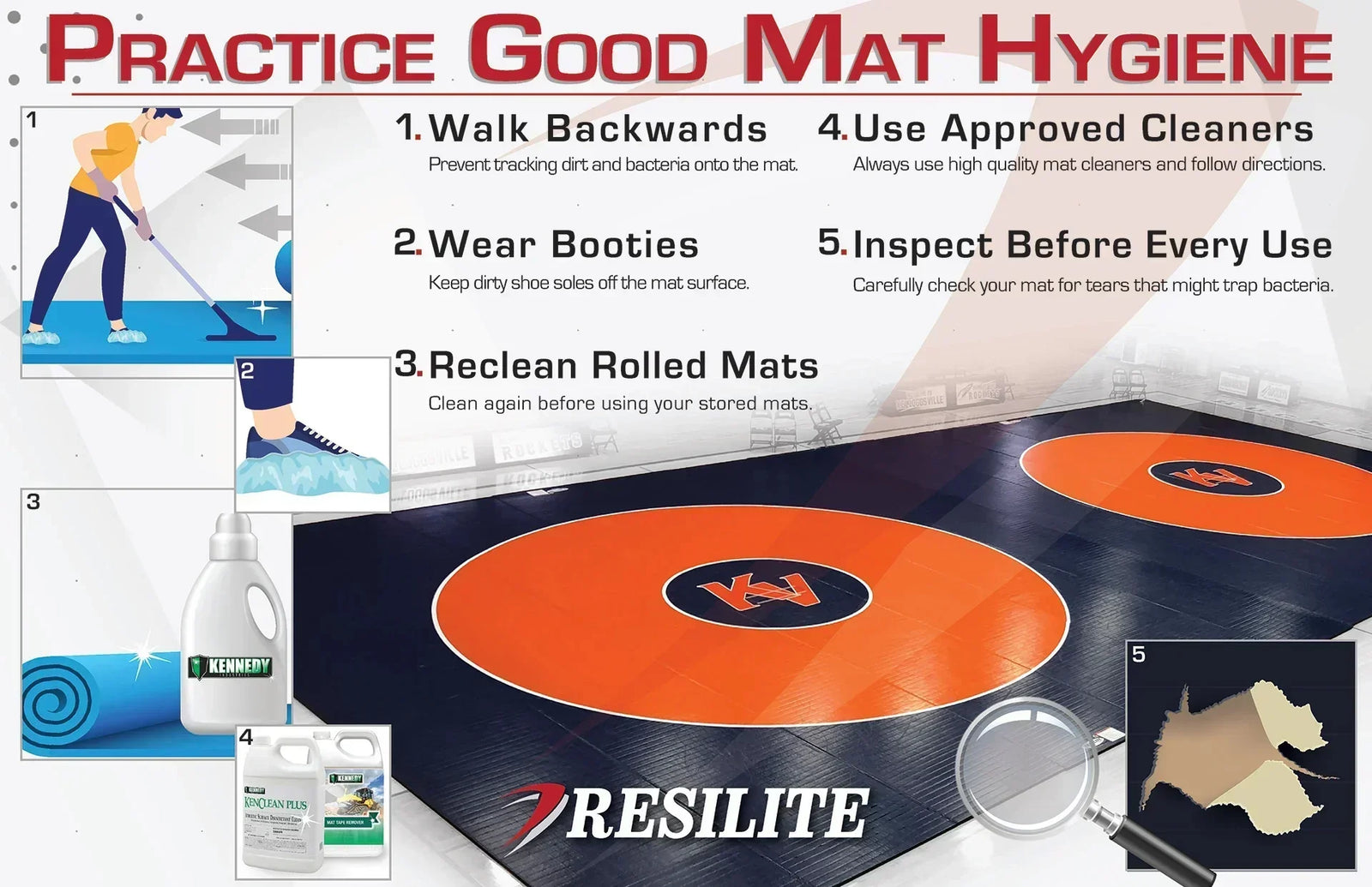 5 TIPS TO PRACTICE GOOD WRESTLING MAT HYGIENE - Resilite Sports Products