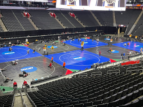 NCAA DIVISION I WRESTLING CHAMPIONSHIPS- The Wrestling Mat SET-UP
