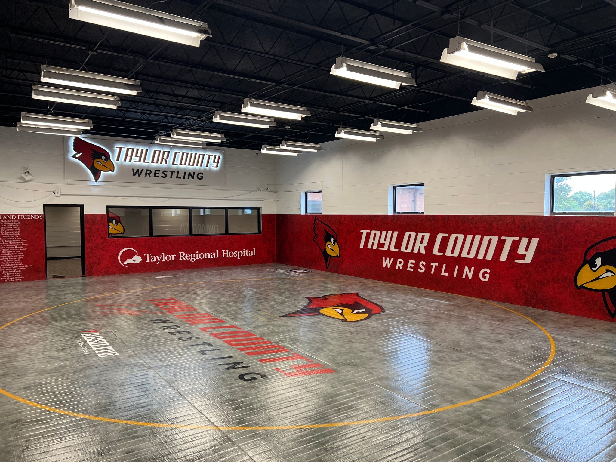 Taylor County Wrestling Program Thrives with Resilite Digiprint Mats