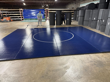 Flex 3 Wrestling 20’ x 23’10”' Navy - 4 Sections