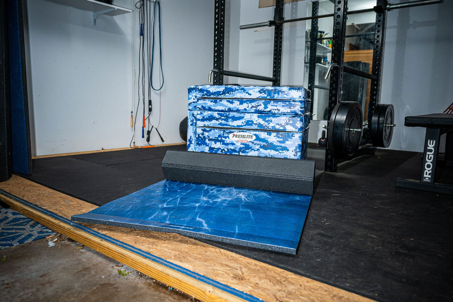 6-in-1 Plyo Box: Fitness Mat- Home Gym Package - Resilite Mats