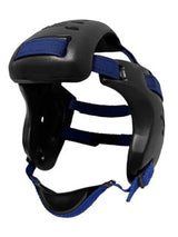Earguard XP-4 Wrestling Headgear (Extra Rear Pad) - Adult Black with Blue Straps