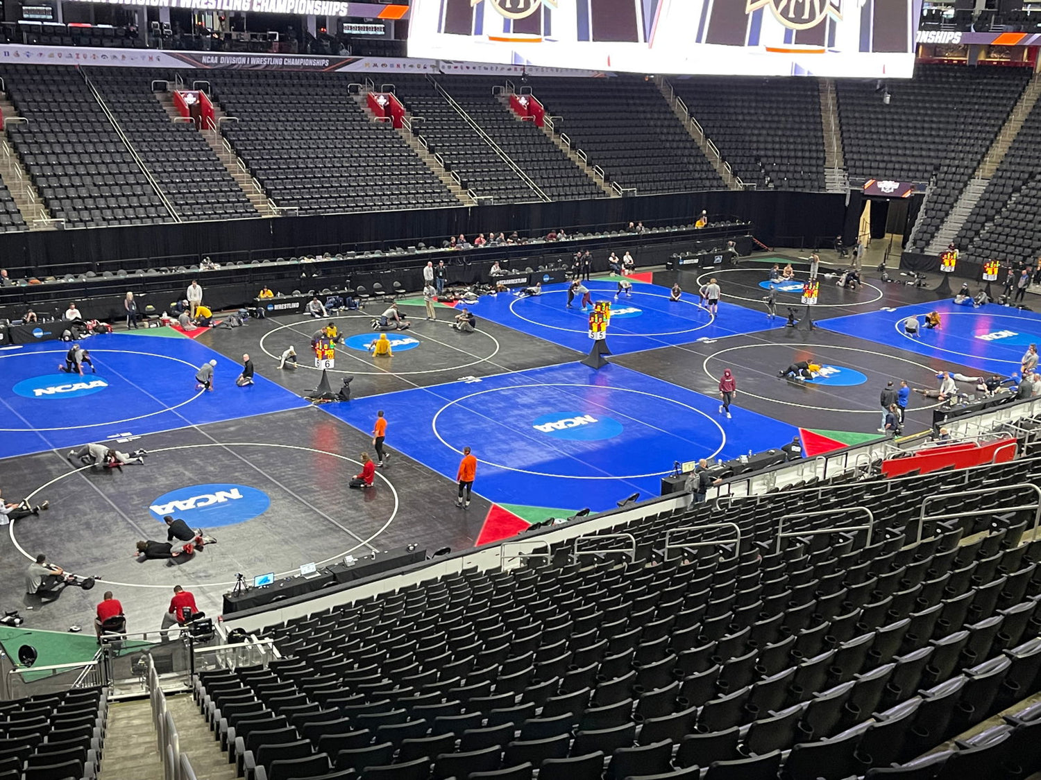 Carpet Corners - Protecting Wrestling Mats from Chair Impressions - Resilite Mats
