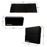 Diagram of the Resilite OmniMat displaying its 25.5 × 69 inch dimensions.