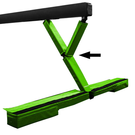 Fitted Beam Leg Upright Pads - Resilite Mats