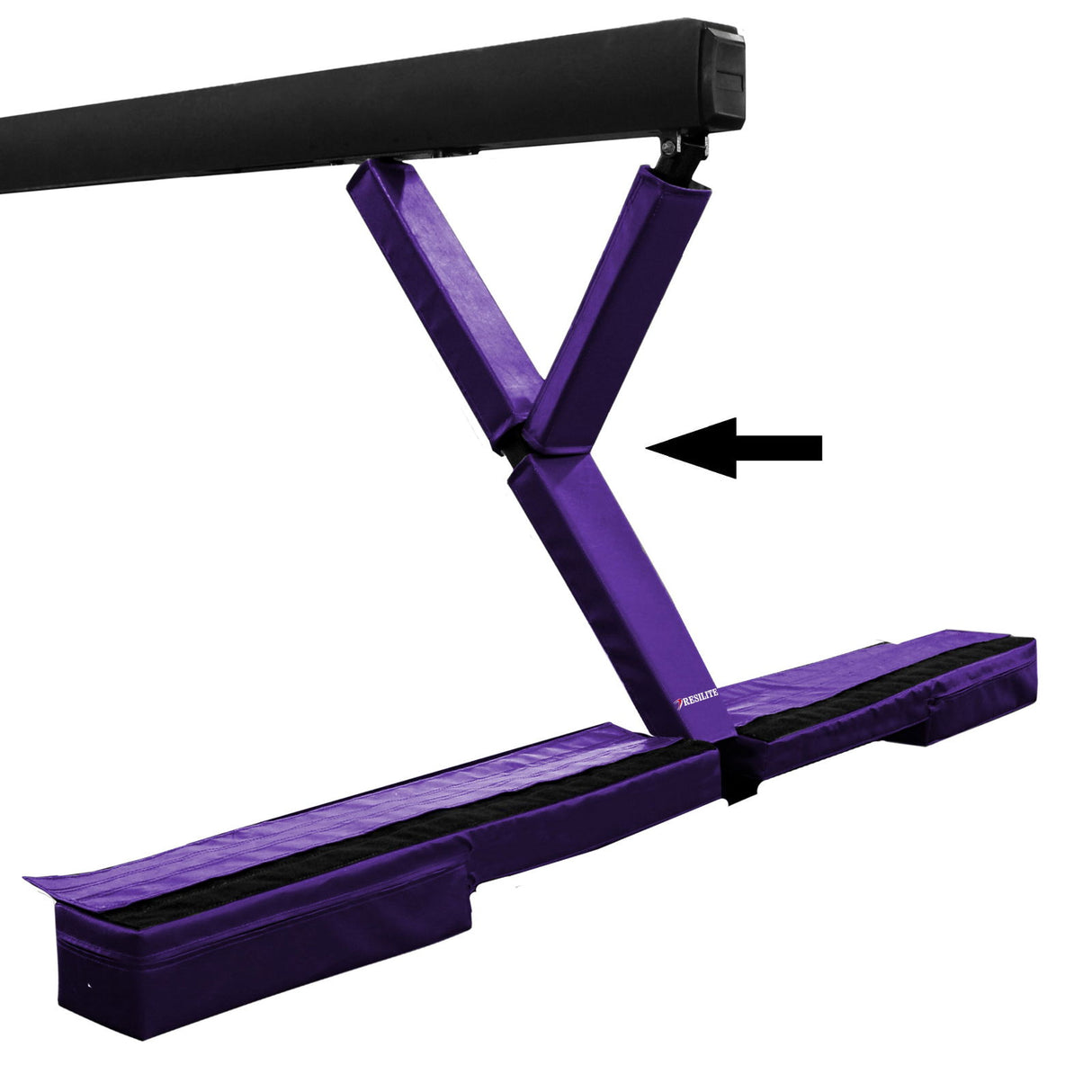 Fitted Beam Leg Upright Pads - Resilite Mats