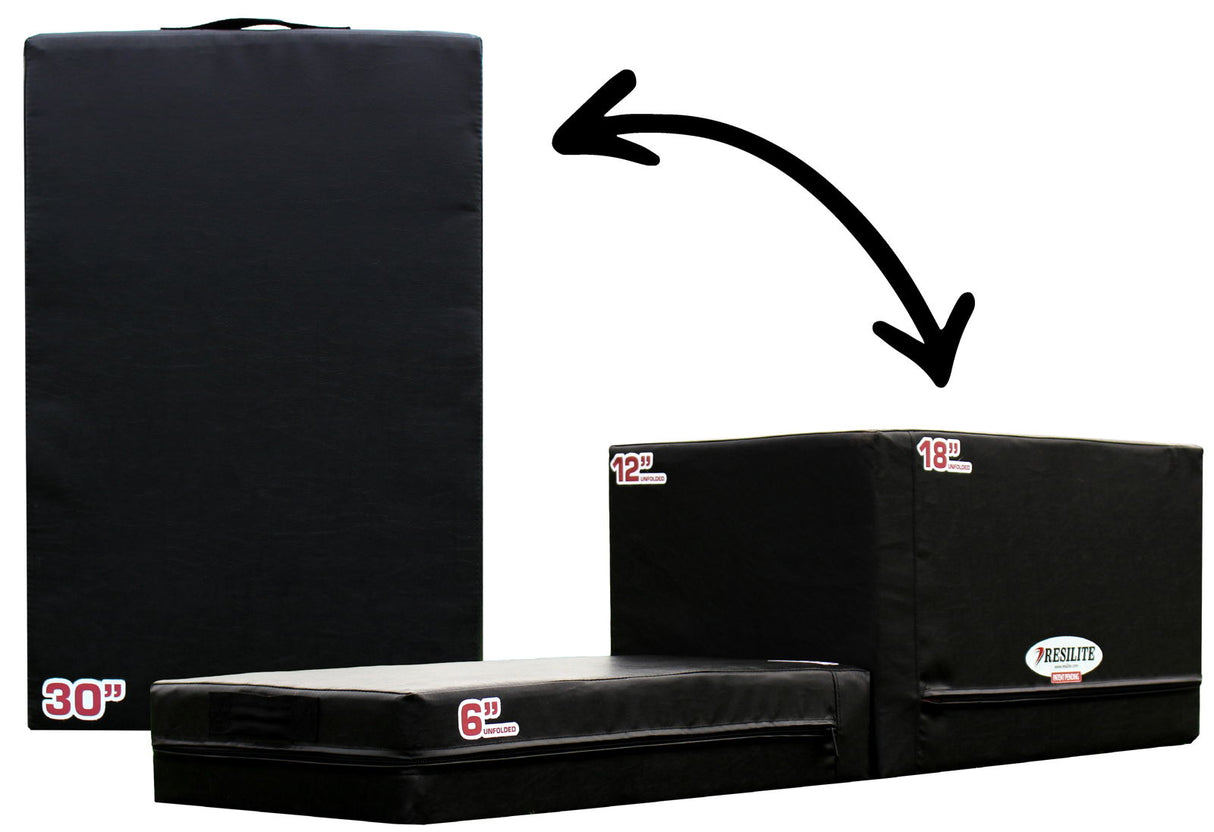 Foam Plyo Boxes - Six Heights-in- One Foam Plyo Box - Resilite Mats