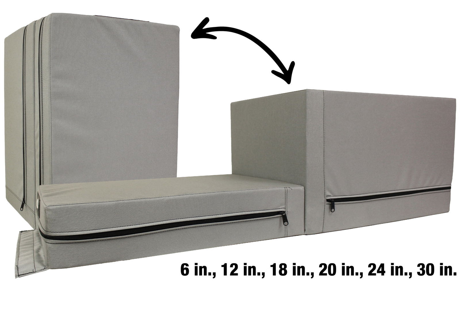 Foam Plyo Boxes - Six Heights-in- One Foam Plyo Box - Resilite Mats