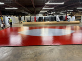 Flex 3 Wrestling 24' x 42' Red - 4 Sections
