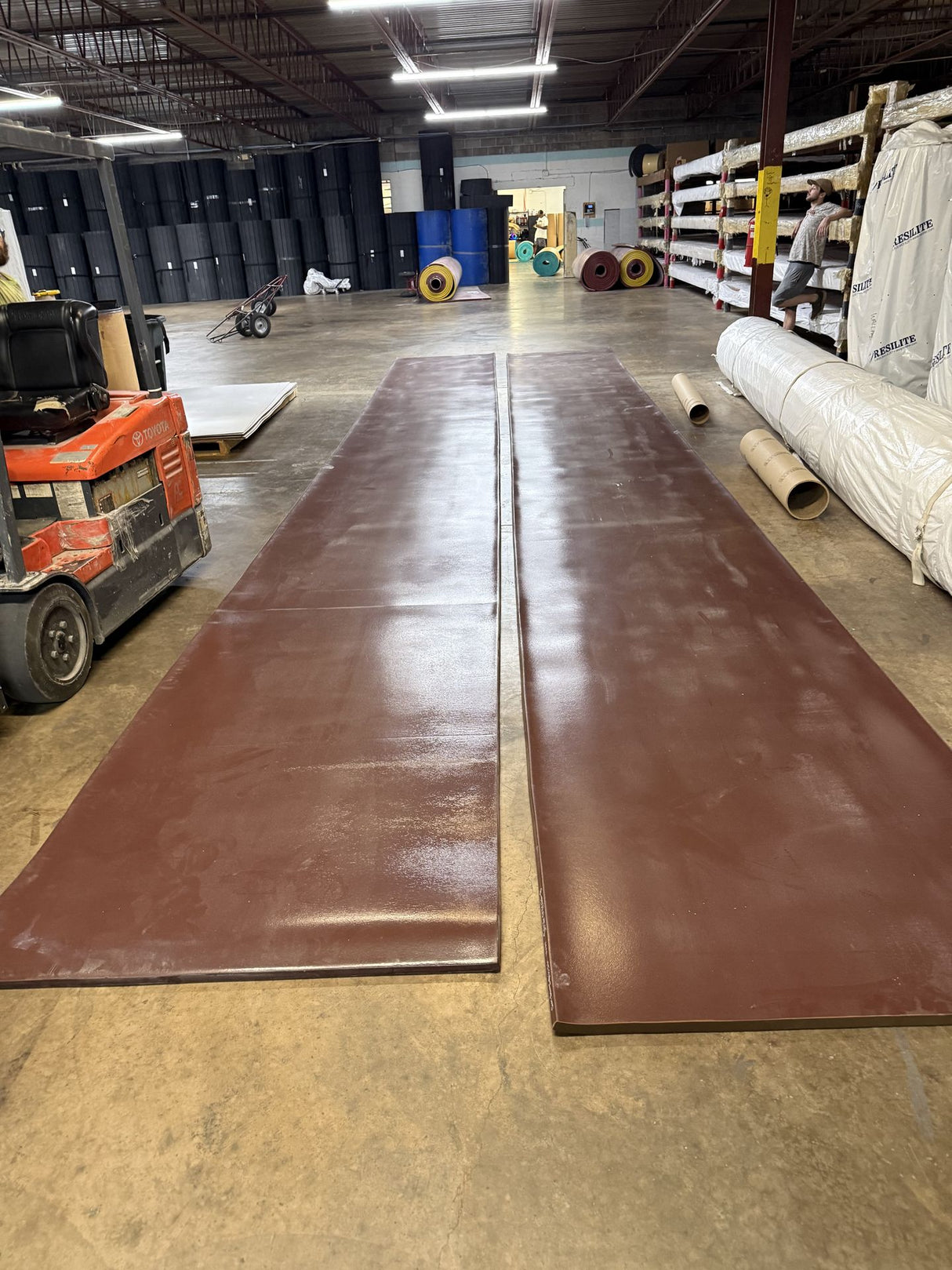 Classic Wall Mat 2 Sections at 4' x 34' Chocolate Brown