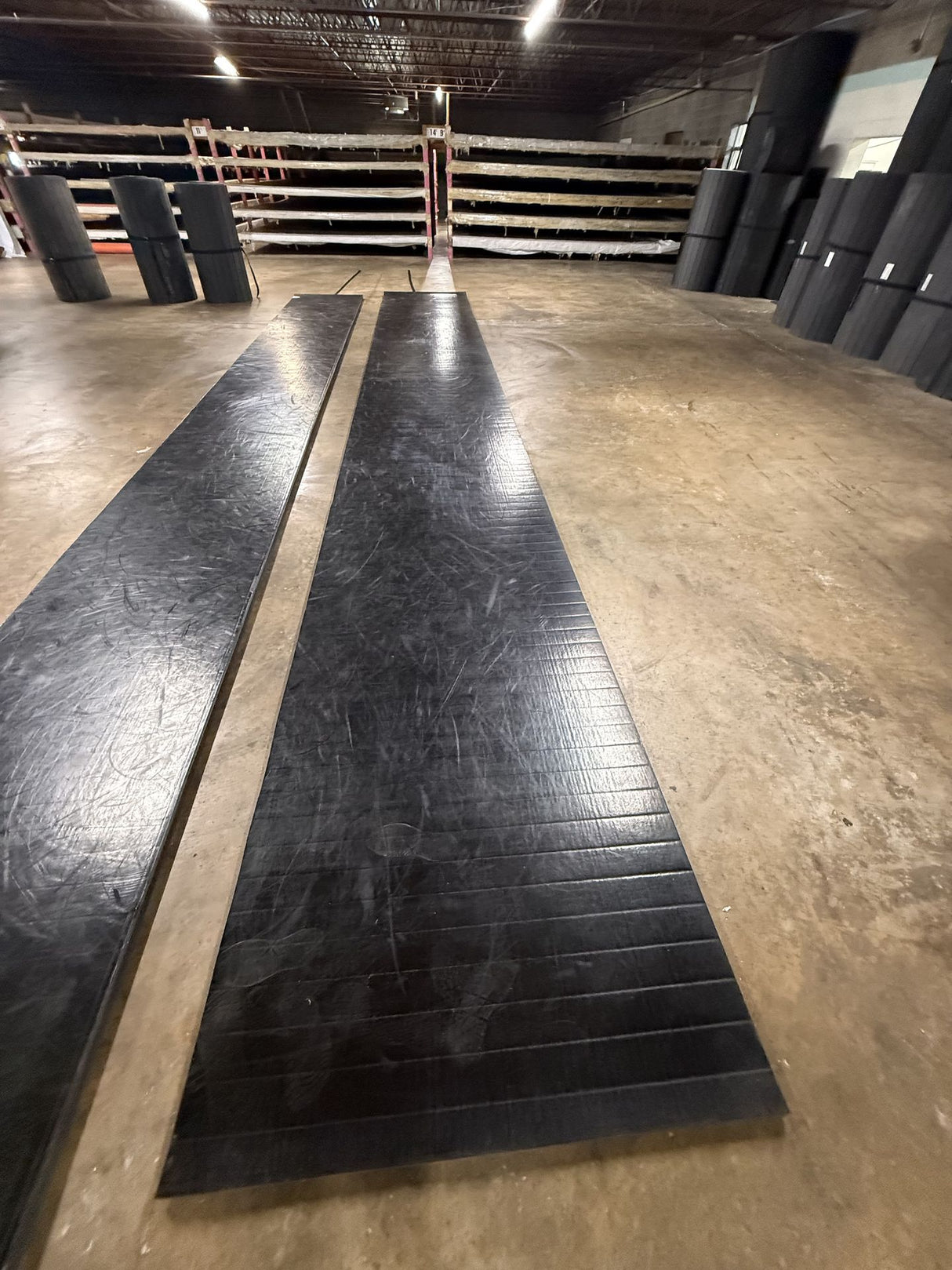 Flex 3 Wrestling Mat 4' 11" x 36' 4" Black - 1 Section