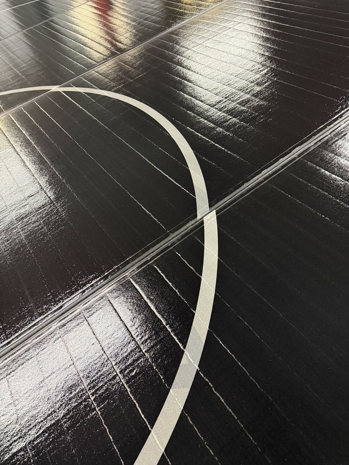 Flex 3 Wrestling Mat 41' x 38' Black With Gray Markings