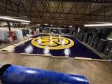 Flex 3 Wrestling Mat 42' x 42' Blue and Gold