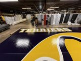 Flex 3 Wrestling Mat 42' x 42' Blue and Gold