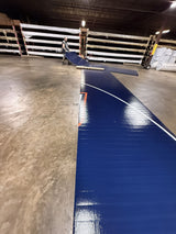 Flex 3 Wrestling Mat 6' x 42' Navy With White Lines - 1 Section
