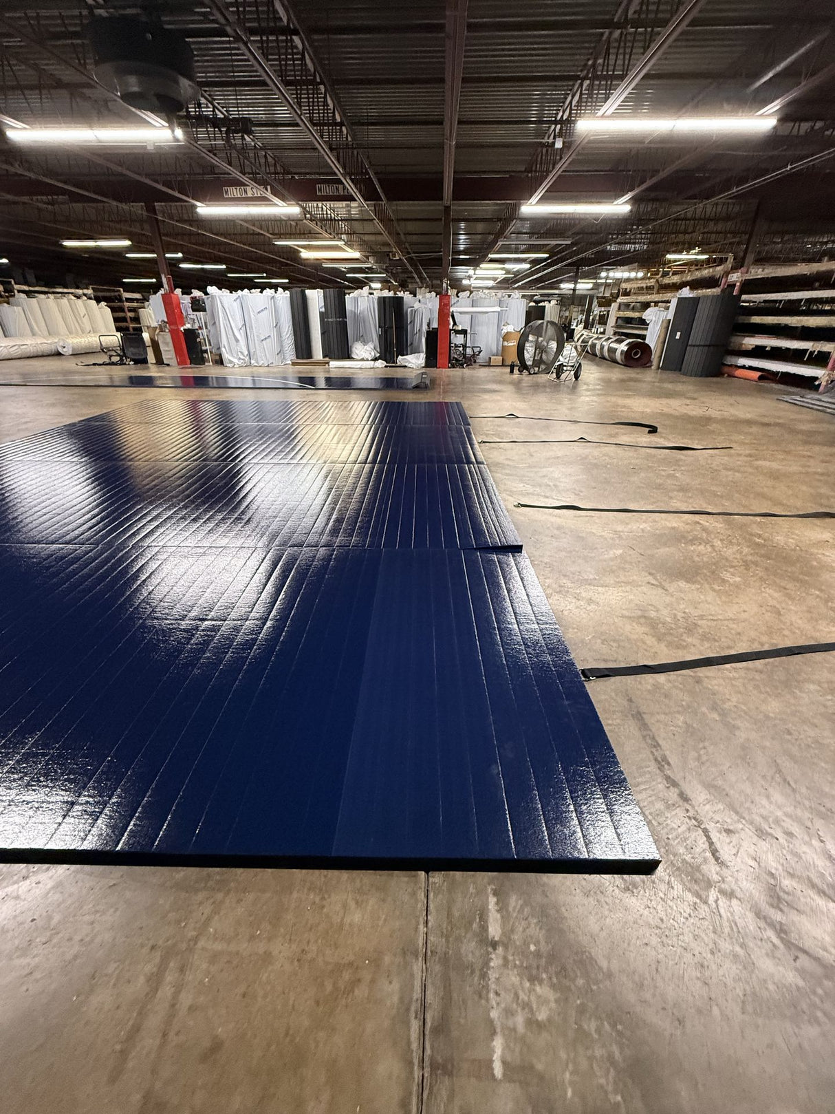 Flex 3 Wrestling Mat 24' x 18' Navy Blue