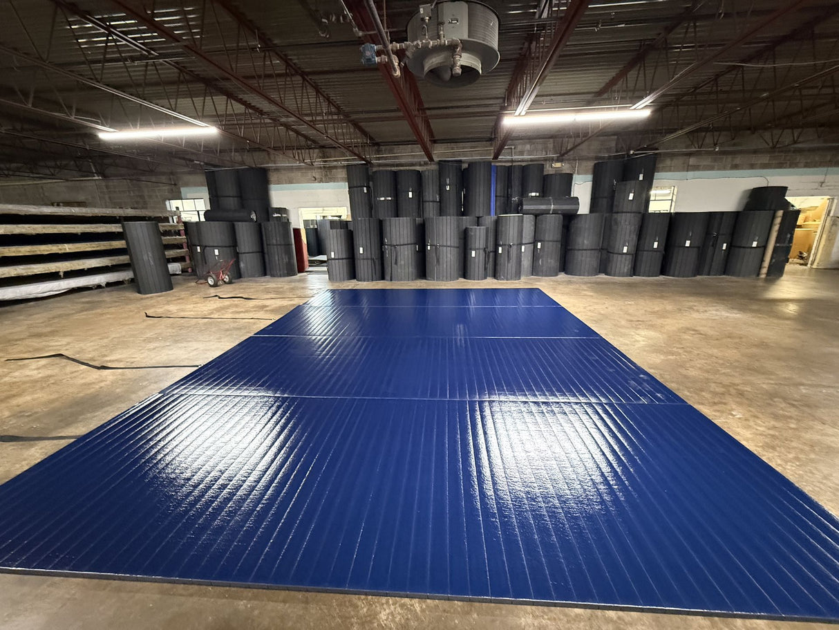 Flex 3 Wrestling Mat 24' x 18' Navy Blue