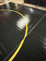 Flex 3 Wrestling Mat 41' 4"' x 47'  Black 7 Sections