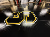 Flex 3 Wrestling Mat 41' 4"' x 47'  Black 7 Sections